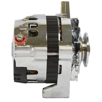 High Output Alternator For Unilversal Applications 156AChrome 