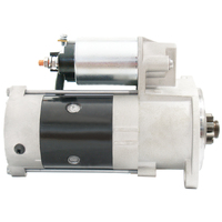 Genuine Quality Starter Motor 3.5KW 9TH Isuzu, Hitachi, Komatsu Diesel 4BC1, 4Bc2, 4BB1, 4BD1