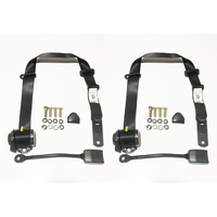 Front Retractable Seat Belt Kit to Suit Mazda RX2 1971-72 Sedan Bucket Seats