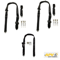 Rear Seat Belt Kit For Nissan Skyline 1973-88 2 Door Coupe - ADR Approved