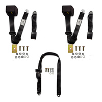 Rear Seat Belt Kit To Suit Volkswagen Jetta 1984-92 2 Door and 4 Door Sedan