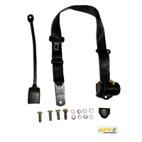 Retractable Seat Belt 90-90 On Pillar Stalk Buckle with 400mm Flexible Stalk Buckle