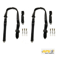 Front Seat Belt Kit to Suit 1963 Chrysler Valiant AP5 Sedan and Wagon - ADR