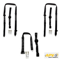 Rear Seat Belt Kit to Suit Holden HD HR Sedan - Wagon - Australian Made