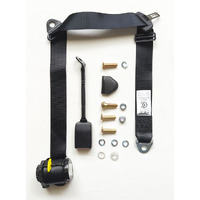 Retractable Seat Belt 80-90 ON Pillar 3.2M includes Floor Mount 250mm Buckle RH