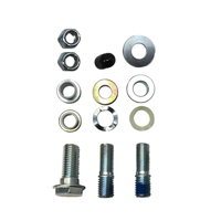 CONVERSION FITTING KIT 1/2&quot; UNC TO 7/16&quot; UNF BOLT - 3 PIECE KIT