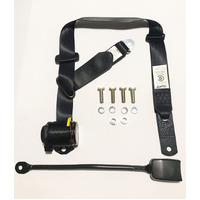 Retractable Seat Belt 90-90 On Pillar 3.2M 400Mm Stalk Buckle + 250mm Drop Link 